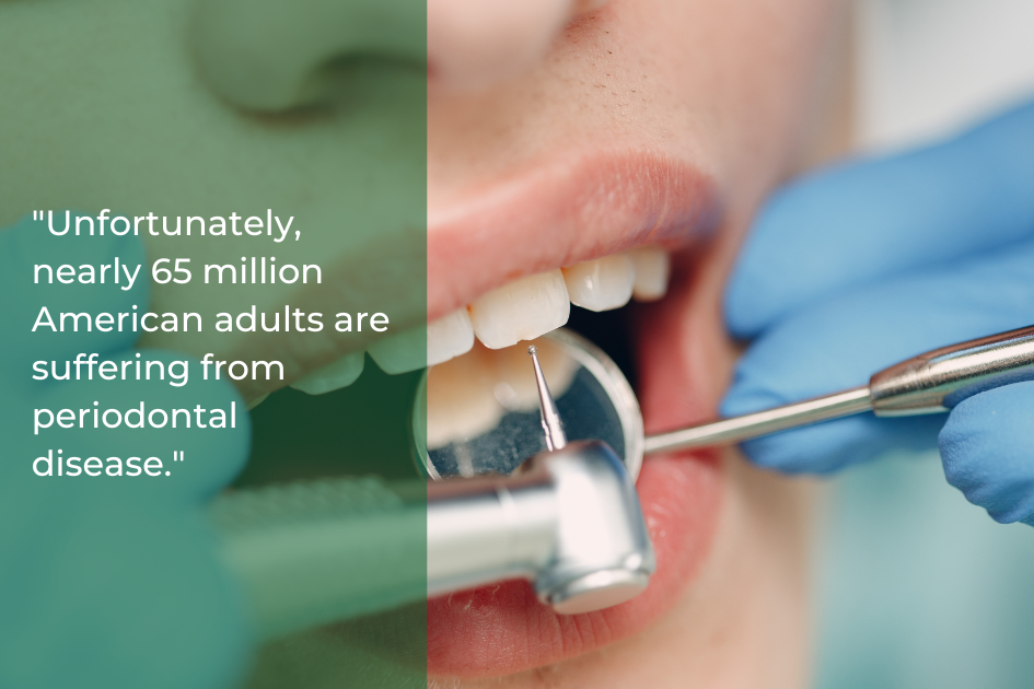 A dentist attentively examines a patient