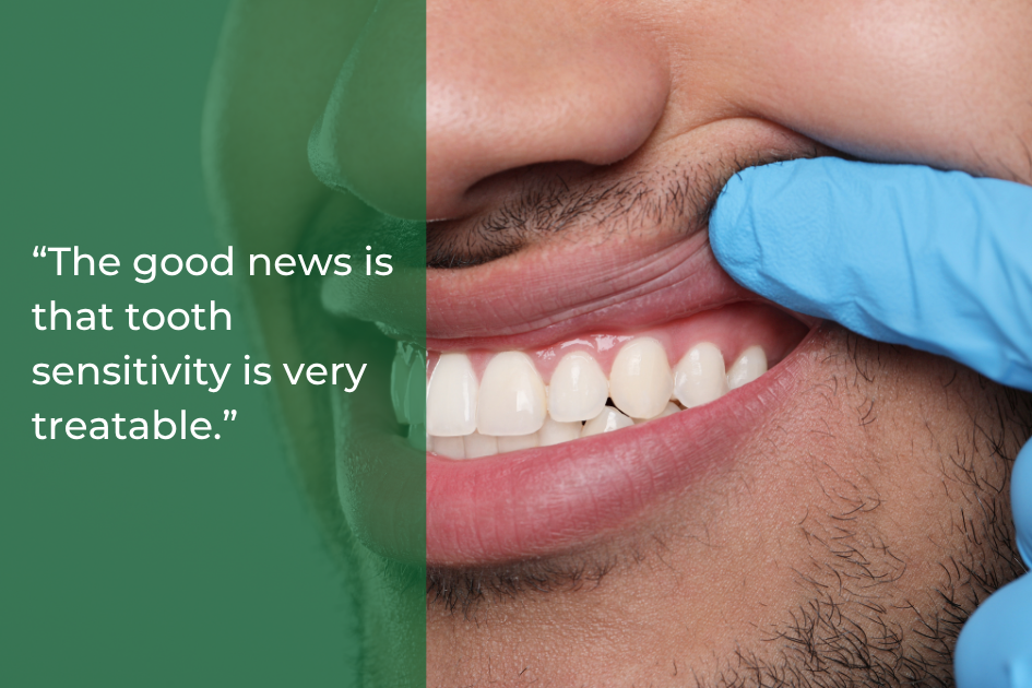 “The good news is that tooth sensitivity is very treatable.” - Mallard Creek Dental.png