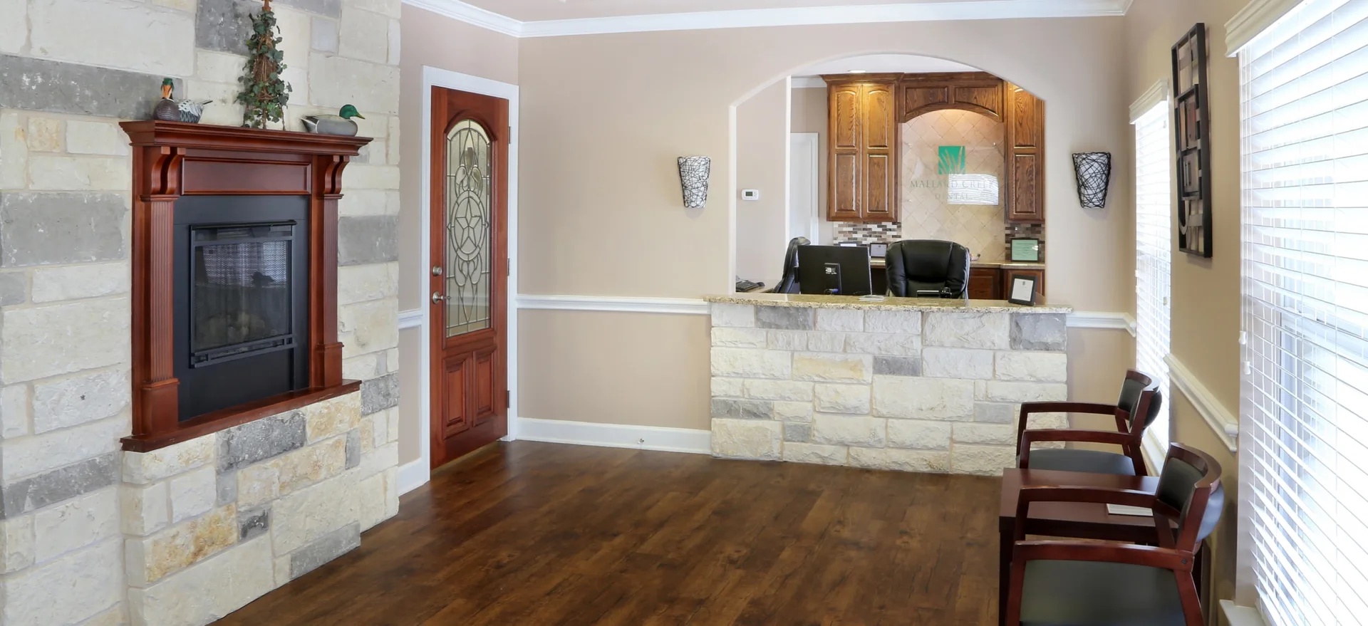 Inside the Mallard Creek Dental office in Taylor, TX