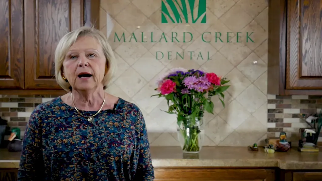 Patient testimonial at Mallard Creek Dental in Taylor, TX