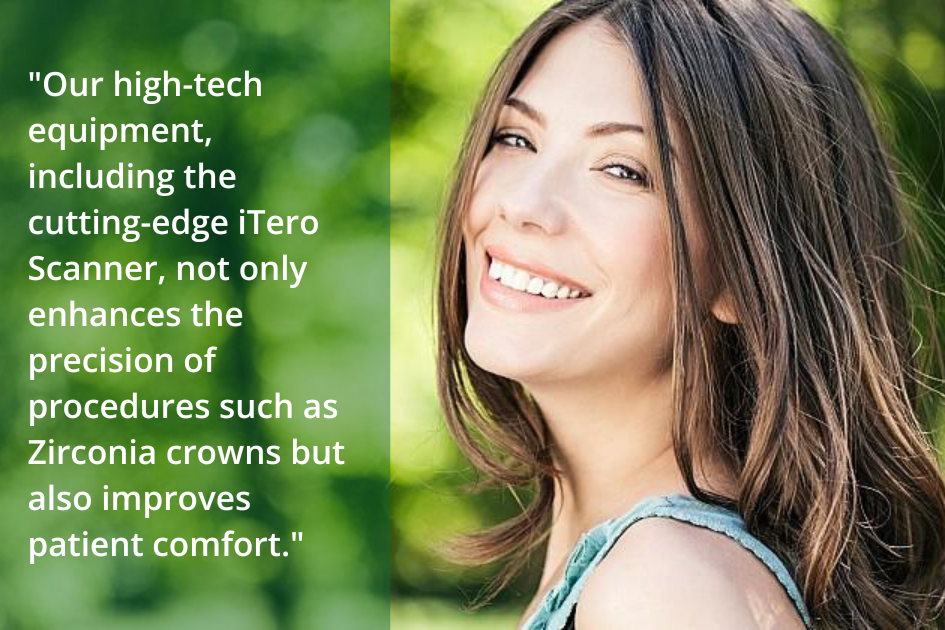iTero scanner for same-day zirconia crowns at Mallard Creek Dental in Taylor, TX